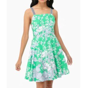 NWT Tuckernuck Lila Dress Green Floral Small